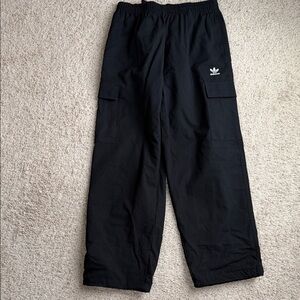 Adidas Black Cargo Trousers